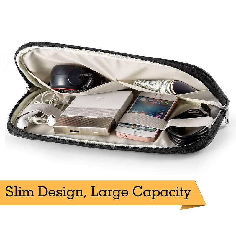 Car Sun Visor Organizer. Auto Interior Accessories Pocket Organizer Car Truck SUV Storage Pouch Glasses Bill Pen Card Holder with Multi-Pocket Net Zip