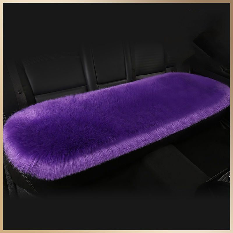 New Fur Car Seat Covers Fiber Faux Auto Seats Cushion Long Plush Winter Warm Seats Mats Universal 12 Colors 2024 - $31.99