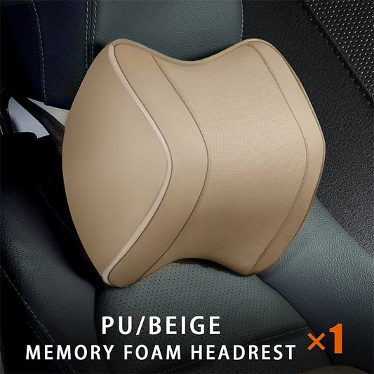 Car Seat Neck Pillow Super Soft 3D Memory Foam Headrest Pillow Adjustable Strap Design for Neck Pain Relief 2024 - $14.99