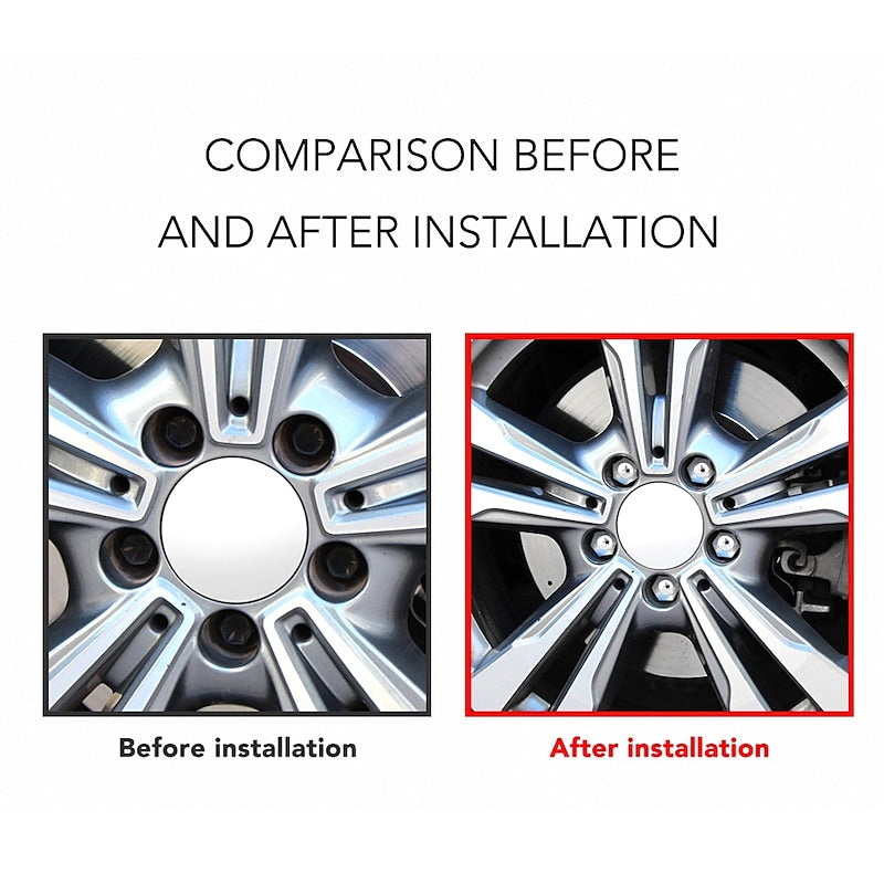 20Pcs/Set Wheel Nut Rim Cover 17/19/21mm Nut Car Wheel Auto Hub Screw Protection Anti-Theft Cover Cap for Car 2024 - RON 33.77