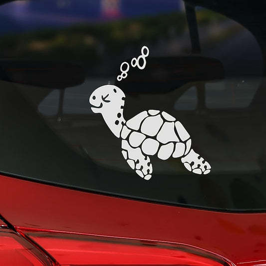 2PcsCute Turtle Car Sticker. Car Landscaping Decoration Sticker 2024 - GBP £5