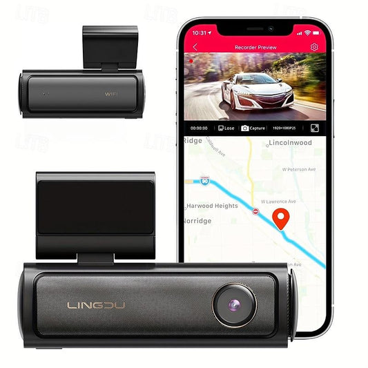 AM100 4K Dash Cam ADAS GPS Camera Front Cam 150FOV Car DVR 24H Parking Support Rear Interior Cam WIFI & App Control 2024 - $132.99