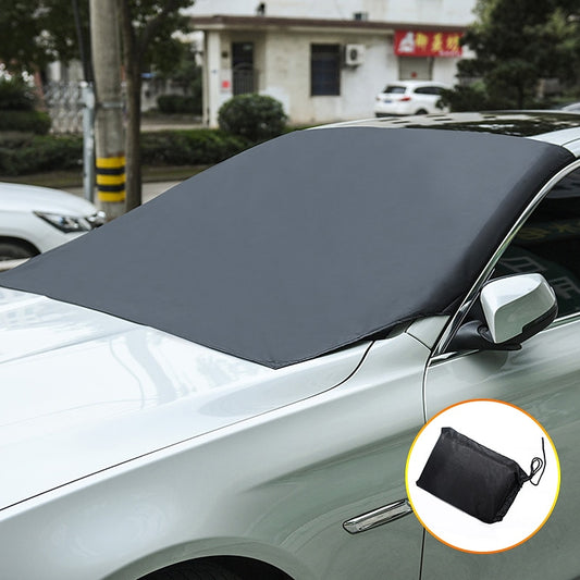 Automobile Magnetic Sunshade Cover Car Windshield Sun Shade Waterproof Protector Cover Car Front Windscreen Cover Four Seasons 2024 - $18.99