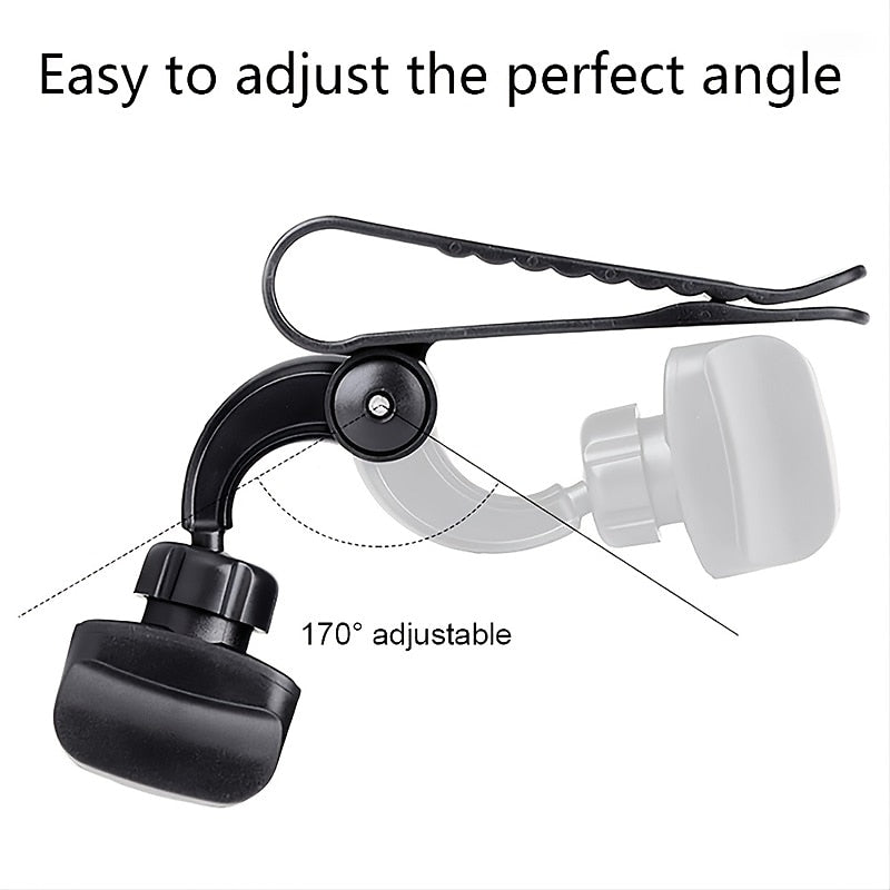 Sun Visor Phone Mount Car Phone Holder For Car Universal 360 Rotating Car Mount Support Clip Bracket Cradle Clip Compatible To Smartphones 2024 - $6.9