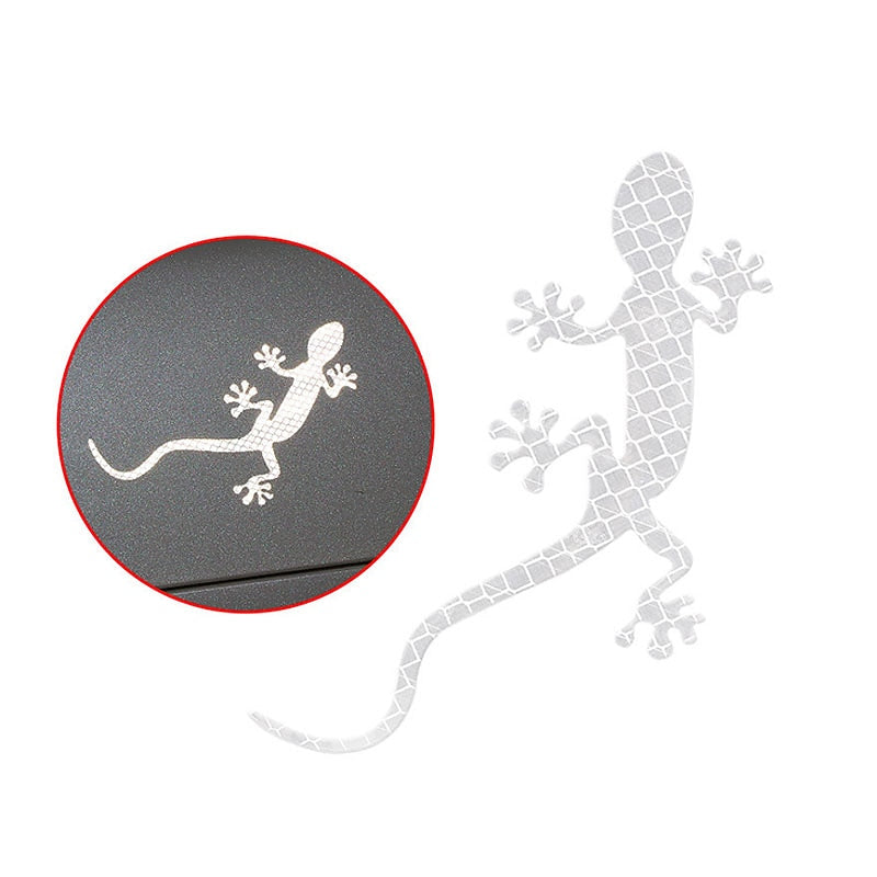 2Pcs Car Reflective Sticker Safety Warning Mark Cars Auto Exterior Accessories Night Driving Warning Gecko Strip Light Reflector 2024 - $6.99