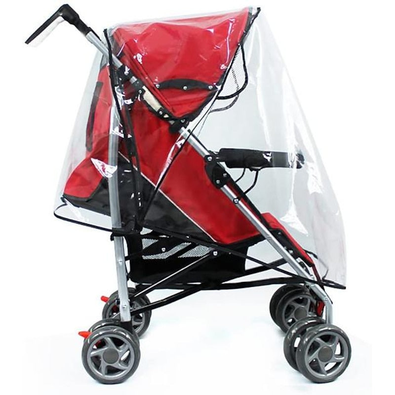 Universal Baby Stroller Rain Cover Pram Raincover Pushchair EVA Transparent and Waterproof for Buggy Baby Stroller Baby Carriage Travel Outdoor 2024 -