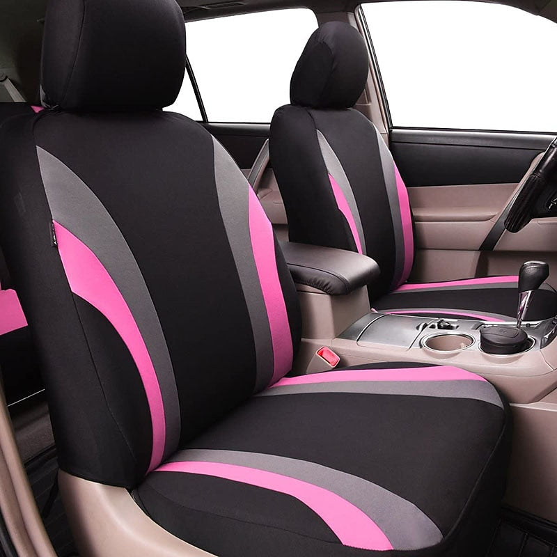 StarFire 9pcs Line Rider Universal Car Seat Cover 100% Breathable with 5mm Composite Sponge Inside 7 Colors Optional 2024 - $27.99