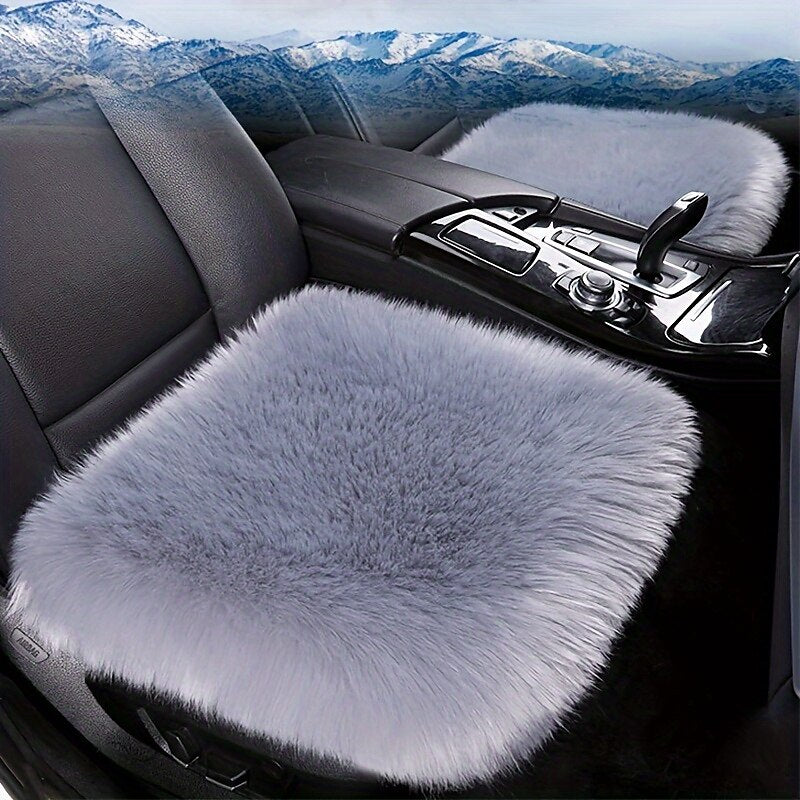 Car Seat Cushion Winter Thickened Warm Breathable Seat Cushion Cover Simple Plush Vent Car Interior Seat Cushion 2024 - RON 16.51