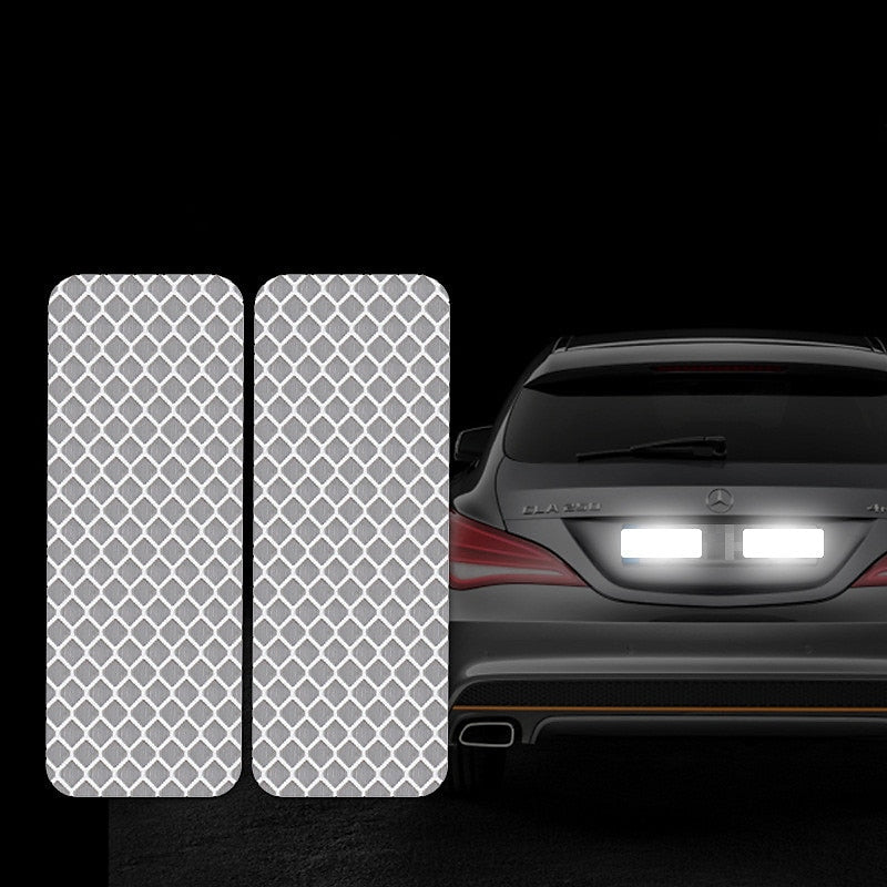 10Pcs Car Reflective Sticker Traffic Safety Night Warning Mark Car Reflective Strip Tape Luminous Car Bumper Reflective Decals 2024 - $8.99