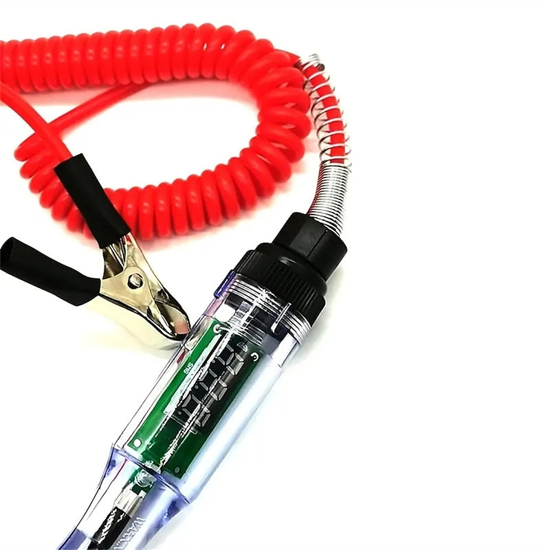 Car Test Pen Circuit Tester DC Truck Voltage Digital Display Long Probe Pen With Light Automotive Diagnostic Tools Auto Repair Tool 2024 - $9.99