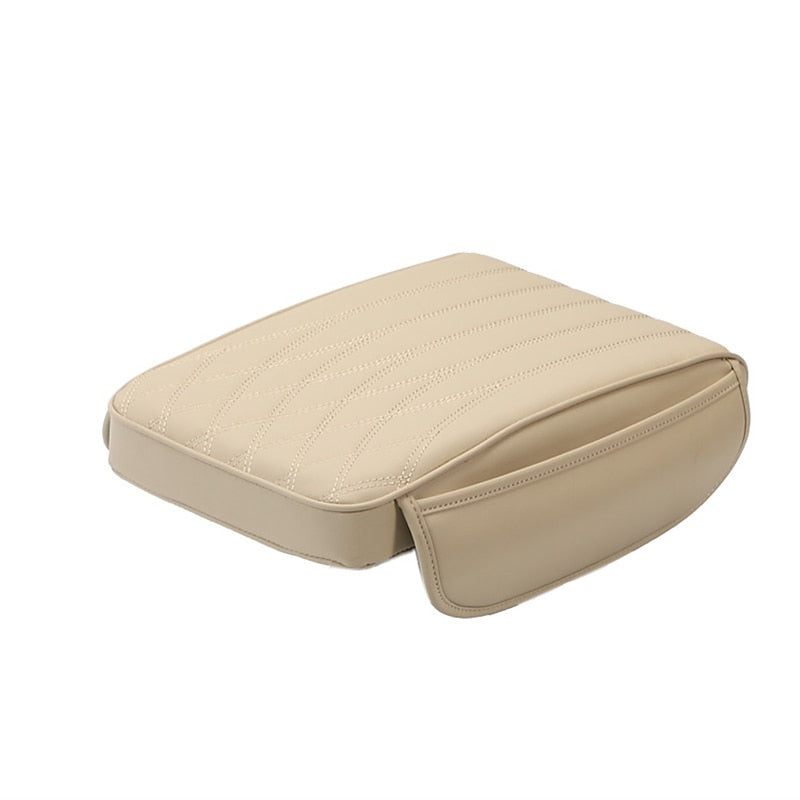Car Armrest Box Cushion Thickening With Storage Pocket Universal Central Armrest Box Pillow Protector Car Memory Foam Booster Cushion 2024 - $18.99