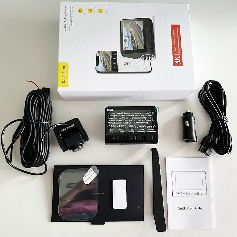 V55 1080p / 1440P / 2160P New Design / HD / Boot automatic recording Car DVR 170 Degree Wide Angle 3 inch IPS Dash Cam with WIFI / GPS / Night Vision