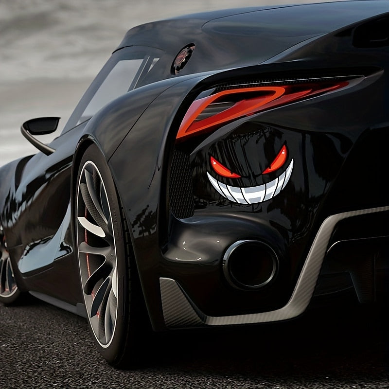 2PCS Make Your Car Stand Out with Demon Eyes Car Sticker Expression Decals! 2024 - $5.49