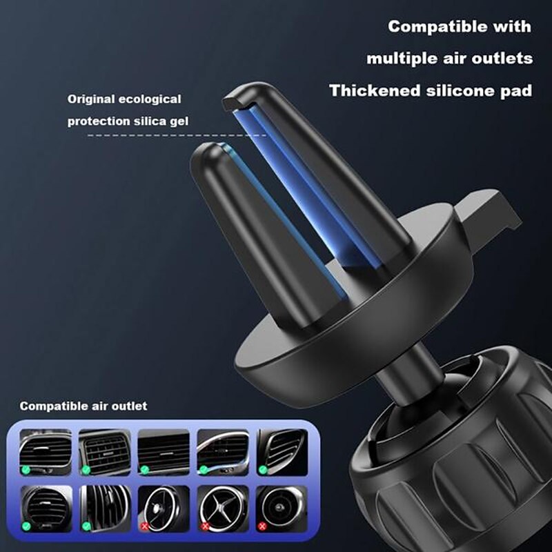 50W/15W/10W Fast Wireless Car Charger Magnetic Air Vent Mount Holder Stand Dock for iPhone 14 13 12 Pro Max Mini 2024 - $17.99