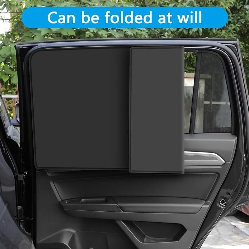 Universal Car Window Sunshade. Magnetic Suction Window Sunshade Heat Insulation Cloth Cover Sunshade Car Side Sunshade Accessaries 2024 - $8.99
