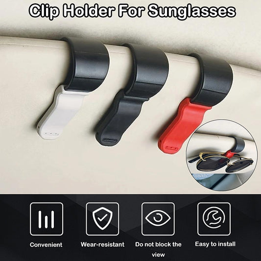3 Color Auto Sun Visor Glasses Fastener Clip Holder For Sunglasses Eyeglasses Ticket Card Universal Multi-Function Car Interior 2024 - $5.49