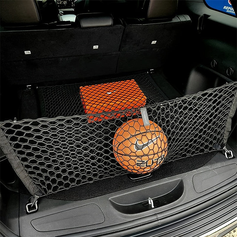 Car Trunk Storage Mesh Bag Elastic Luggage Cargo Storage Net Net Pocket For Motorcycle Motorbike Bike Cars Trucks ATVs With Hooks 2024 - $8.99