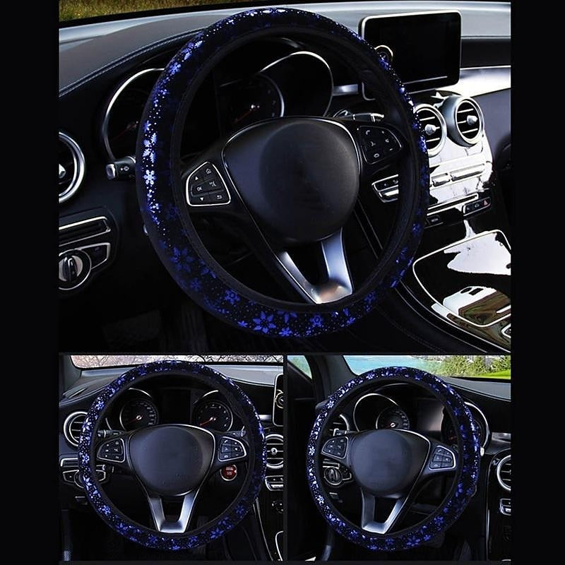 StarFire Universal Hot Stamping Snowflake Elastic Band Steering Wheel Cover Car Styling Accessories 2024 - $8.99