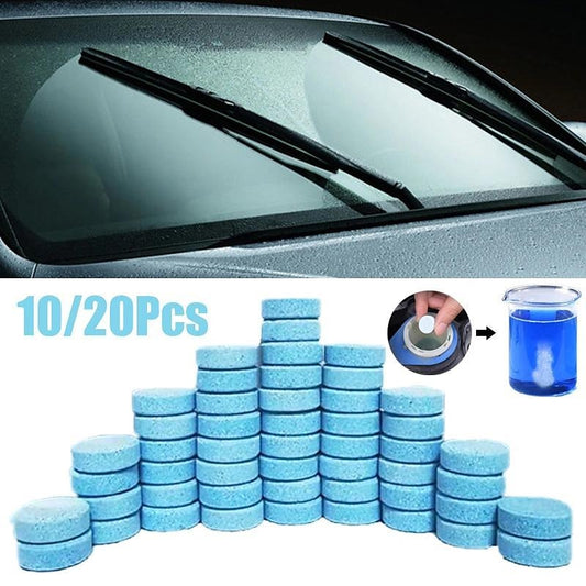 StarFire 10/20pcs Solid Cleaner Car Windscreen Cleaner Effervescent Tablet Auto Wiper Glass Solid Cleaning Concentrated Tablets Detergent 2024 - GBP £