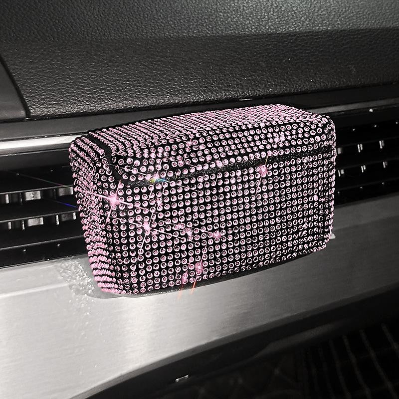 7 Colors Bling Bling Car Air Vent Mounting Cigarette Ashtray Holder Cup with Blue Light 2024 - $14.99