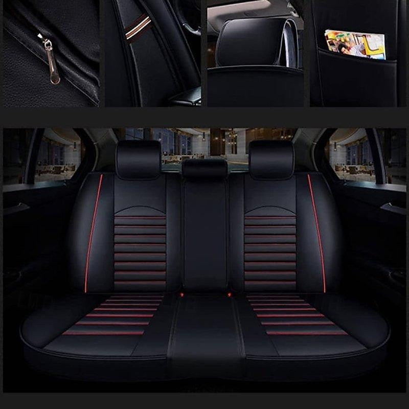 Car Seat Covers Full Set Compatible PU Front and Rear Split Bench 5- Seat Easy to Install Car Seat Covers 2024 - RON 295.1