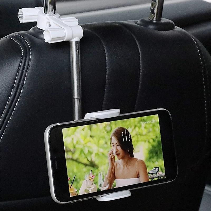 New Creative 360° Rotatable Adjustable Support Car Rearview Mirror Mount Universal Mobile Phone Stand Seat GPS Car Holder Car Accessories 2024 - $2.49