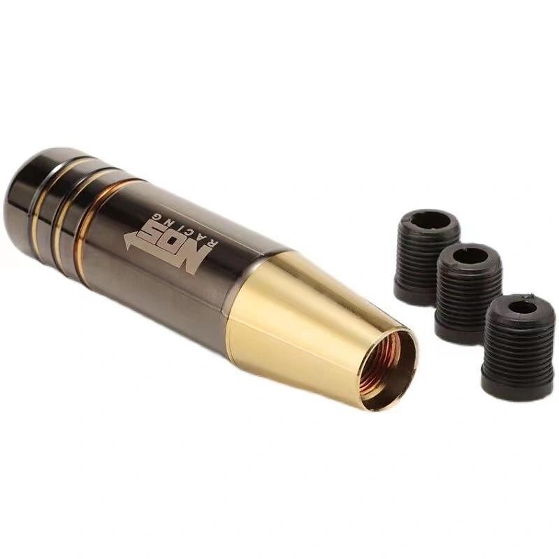 Upgrade Your Ride with Our 13cm/5.1in Auto Accessory Gear Shift Knob - Aluminum Alloy JDM Gear Shift Lever Head for Automatic & Manual Cars! 2024 - GB