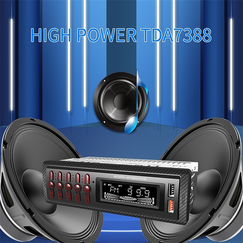 999 MP3 No 1 DIN Android Car MP3 Player Micro USB MP3 Built-in Bluetooth for Universal Universal 2024 - $6.49