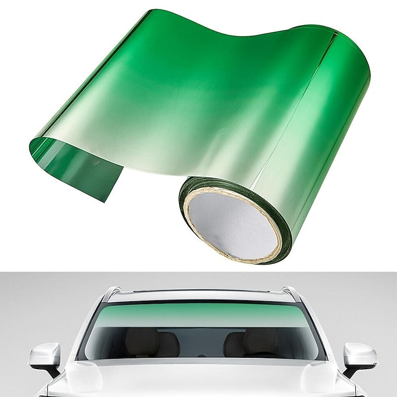 20X150cm Car Front Windshield Tint Sun Blocking Window Tint Universal Sun Shade Sun Visor Protection Film Windshield Sun Protection Sticker Car Access