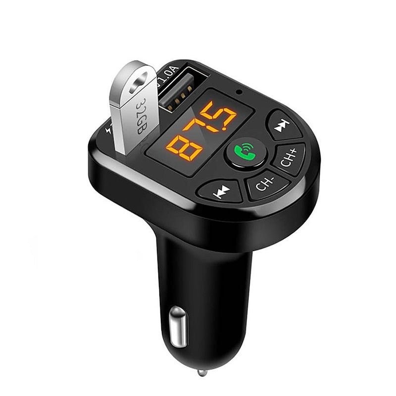 Bluetooth 5.0 FM Transmitter Car Kit MP3 Modulator Player Wireless Handsfree Audio Receiver Dual USB Fast Charger 3.1A 2024 - $7.99