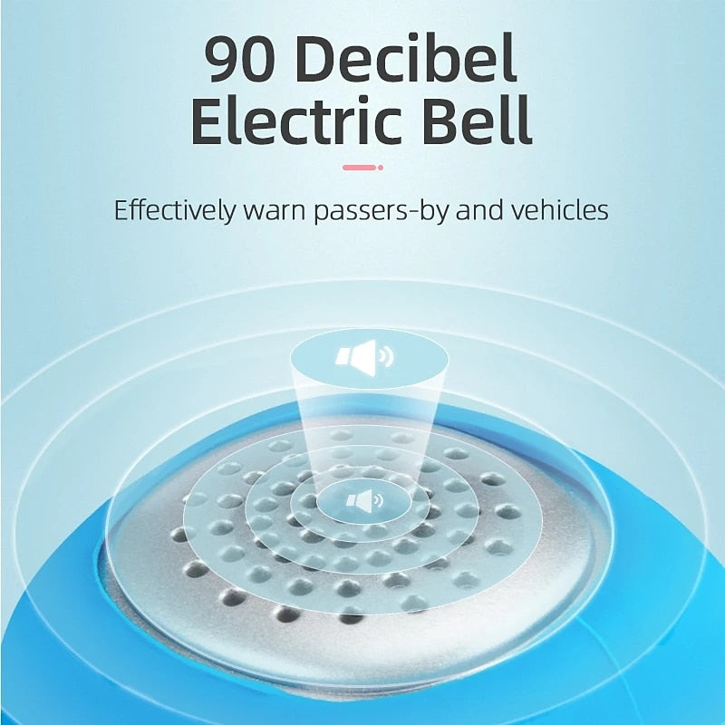 Electric Bicycle Bell 90db Horn Rain Proof MTB Bicycle Handlebar Silicone Shell Ring Bicycle Bell Accessories 2024 - $12.99