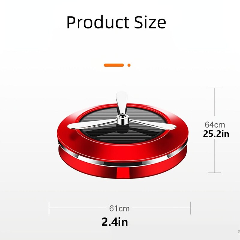 Car Air Freshener Solar Energy Rotating Ocean Car Aromatherapy Diffuser Interior Decoration Accessories For Car 2024 - $11.99