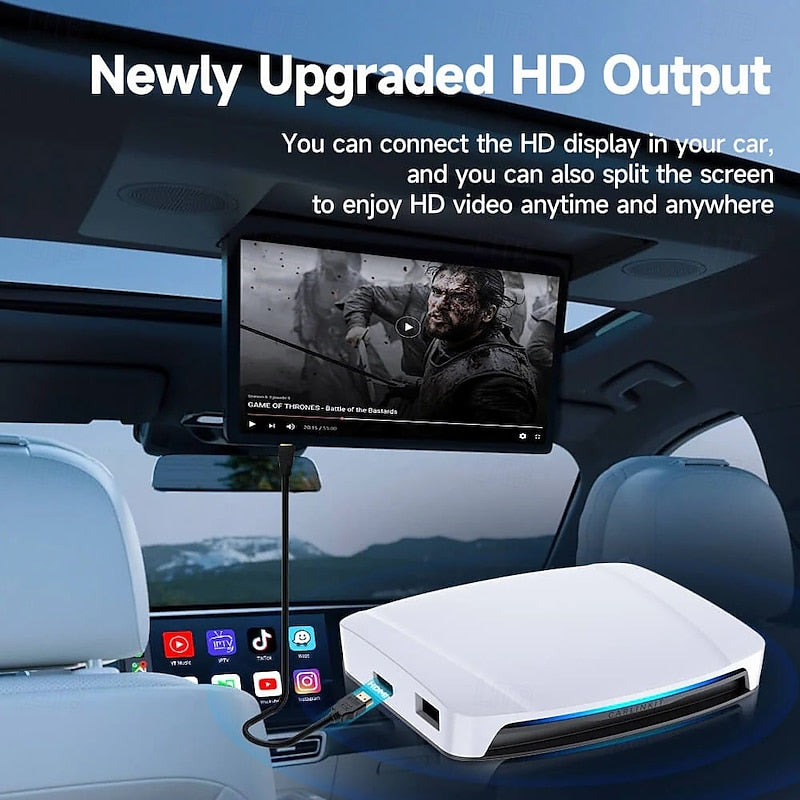 Carlinkit UHD Wireless CarPlay Android Auto Box CarPlay Al Box Android 13 Smart TV Streaming Box SDM660 UHD HDMI-Compatible Output 2024 - RON 1537.2