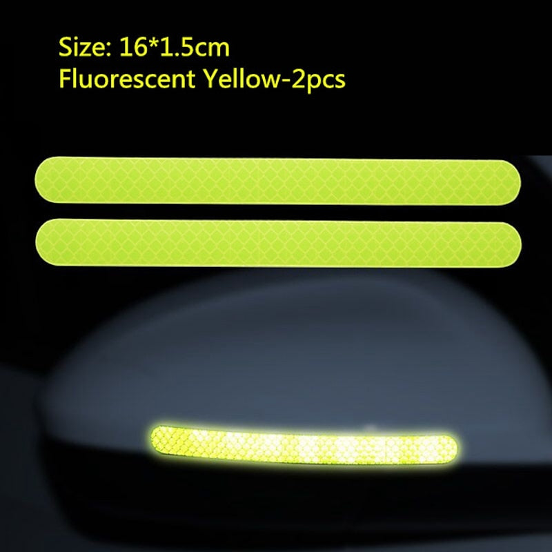 4Pairs Car Stickers Reflector Rearview Mirror Reflective Tape Car Accessories Exterior Reflex Tape Reflective Strip 2024 - $7.99