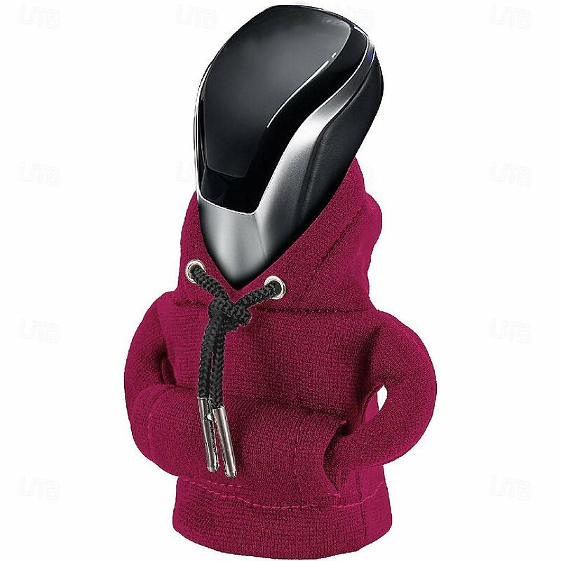 Gear Shift Hoodie Cover Universal Car Shift Knob Hoodie Mini Hoodie for Car Shifter Automotive Interior Cute Gadgets 2024 - $9.99