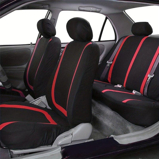 Car Seat Cover Set 5 Seat Universal Car Seat Soft Breathable All Season Seat Protection Cover Universal Interior Car Accessories 2024 - $22.99