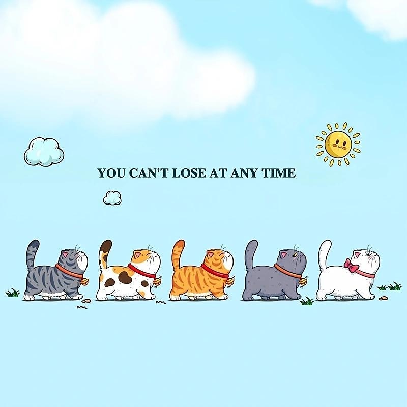 5Pcs/Set Climbing Cats Car Sticker Funny Animal Styling Waterproof Stickers Car Body Home Window Creative Decals Decoration 2024 - $7.99