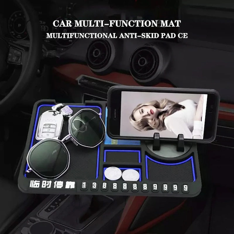 Multifunctional Car Anti-Slip Mat Non-Slip Phone Sticky Anti Slip Dash Mount Phone Silicone Car Board Mat Pad 2024 - $8.99