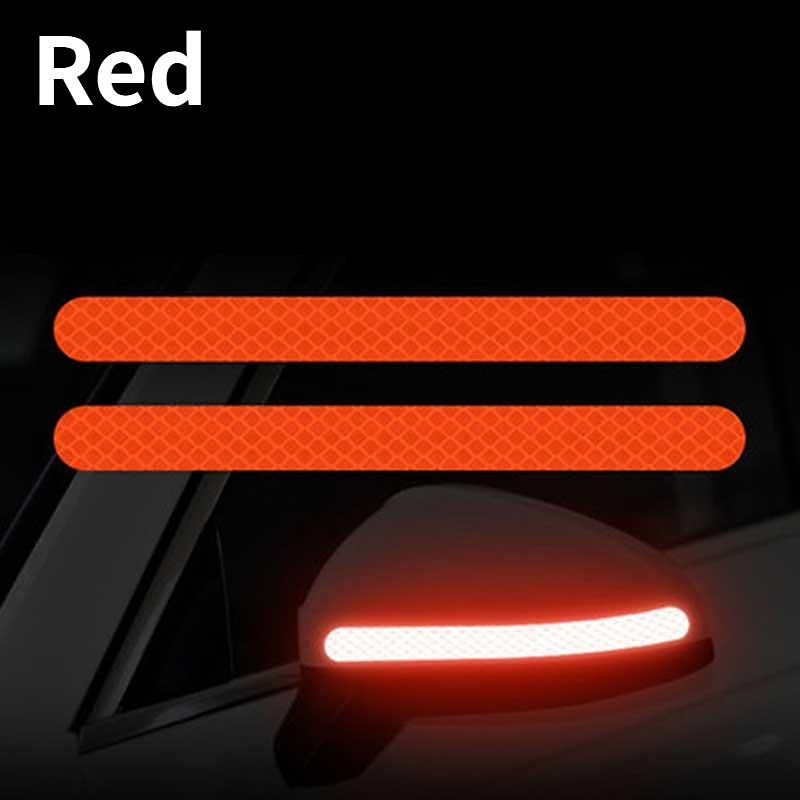 4Pairs Car Stickers Reflector Rearview Mirror Reflective Tape Car Accessories Exterior Reflex Tape Reflective Strip 2024 - $7.99