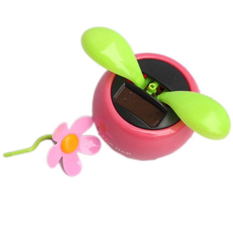 2PCS New FashionSolar Powered Dancing Swinging Animated Flower Toy Car Styling Home Decoration Ornament 2024 - $6.99