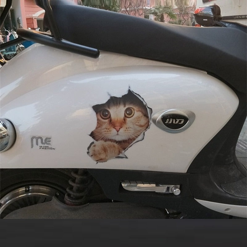 3D Car Stickers Decal Sticker For Truck Car Car Stickers Cartoon Door Stickers Car Tail Stickers Animal Cartoon Stickers 3D three-Dimensional Cute Car