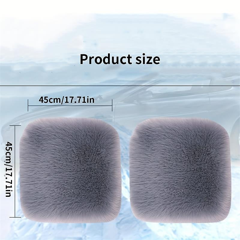 Car Seat Cushion Winter Thickened Warm Breathable Seat Cushion Cover Simple Plush Vent Car Interior Seat Cushion 2024 - RON 16.51