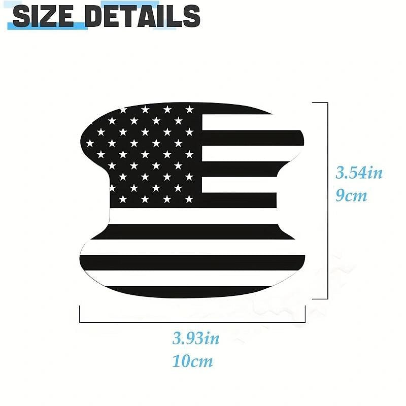 4/8pcs Car Door Handle American Flag Sticker American Celebration Festival Car Door Handle Flag Protection Sticker Prevent Body Scratch 2024 - GBP £0.