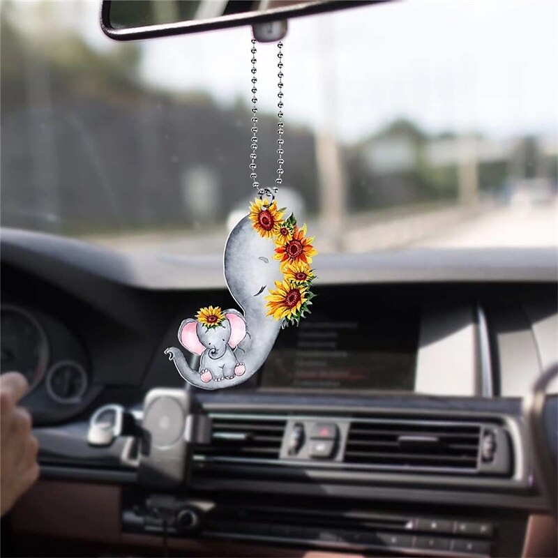 1pc Car Acrylic Brown Flying Eagle Hanging Decoration for Rear View Mirror Accessories Interior Pendant 2024 - $5.49