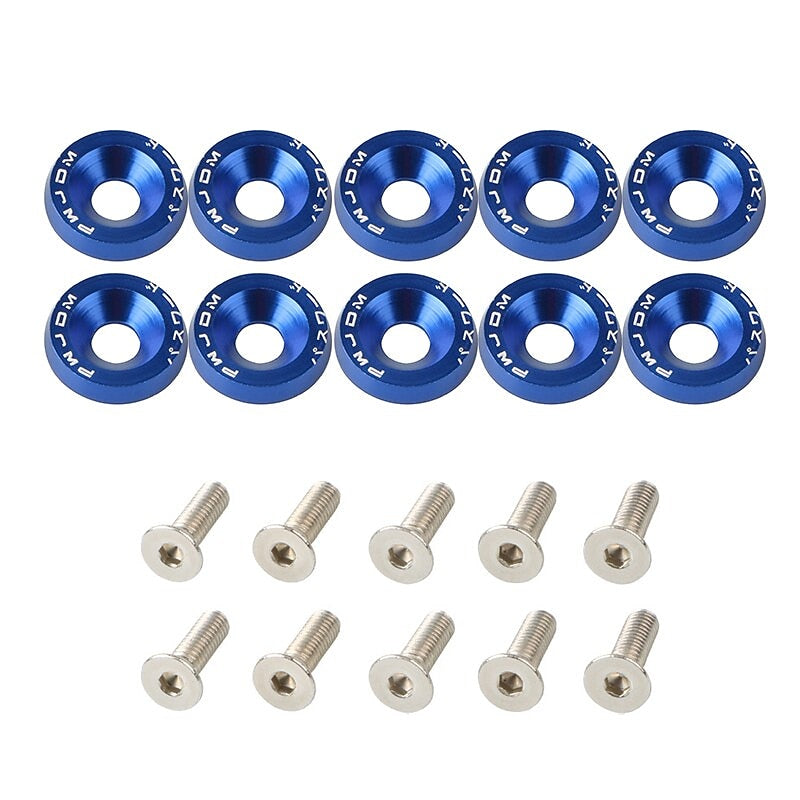 10pcs Aluminum M6 X 20 Car Styling Modification Fender Washer License Plate Bolts Car Decoration 2024 - GBP £5