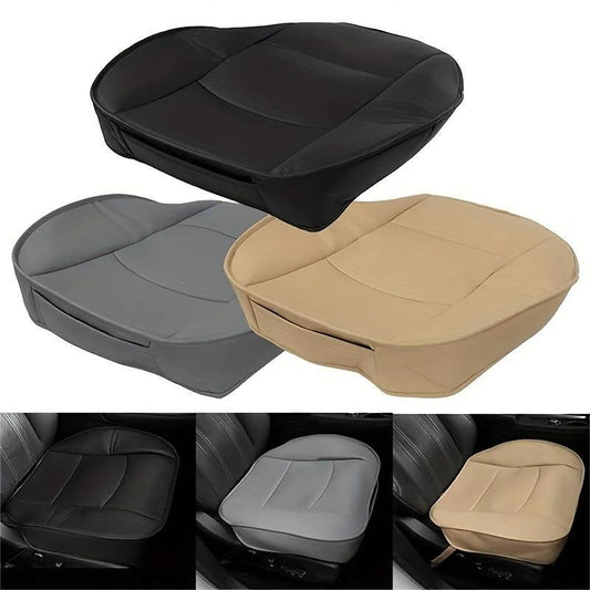 Upgrade Your Car with a Stylish PU Leather Seat Cover - Universal Fit Front Car Seat Cover PU Leather Seat Cushion Automobiles Seat Protector Universa