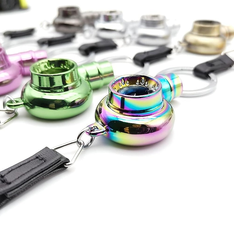 StarFire Real Whistle Sound Turbo Car Keychain Sleeve Bearing Spinning Turbo Key Chian Auto Part Turbine Turbocharger Key Ring Key Holder Accessoies 2