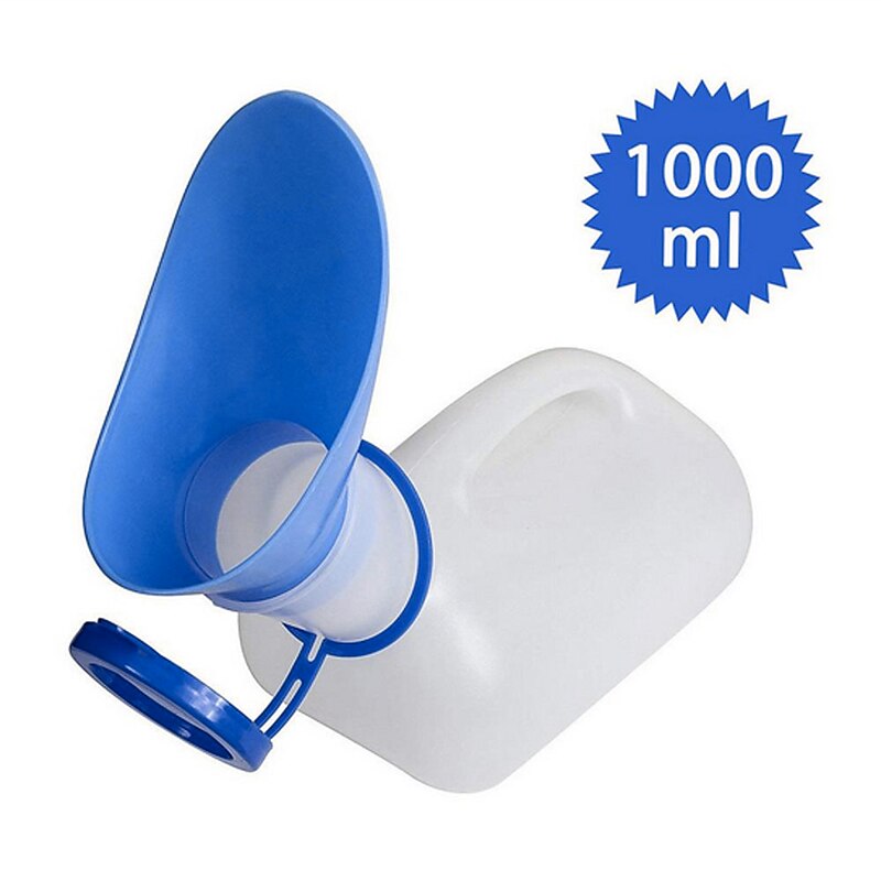 1PC 1000ML Portable Plastic Mobile Urinal Toilet Aid Bottle Outdoor Camping Car Urine Bottle For Women Men Journey Travel Tools 2024 - $11.99