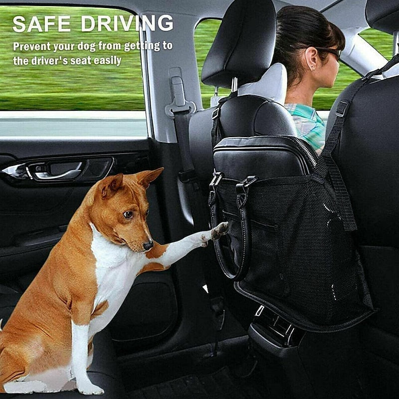 Car Net Pocket Handbag Holder. Durable Car Seat Storage and Handbag Holding Net. Thickened Polyester Fiber Hanging Storage Bag Between Car Seats for C