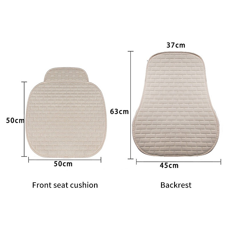 Car Front Rear Seat Cover flax seat protect cushion automobile seat cushion protector pad car covers mat protect for Volkswagen/Toyota/Ford/Audi A3 A5